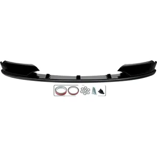 Front Splitter Spoiler Lip, Hochwertiger ABS-Kunststoff, Einfache Installation, glänzendes Schwarz