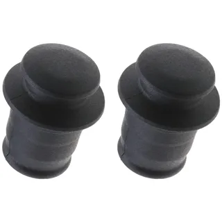 OTOTEC 2 x Auto-Zigarettenanzünder-Abdeckkappe, staubdicht, wasserdicht, 12 V, Auto-Ersatzzubehör, schwarz, Installationsdurchmesser 21 mm