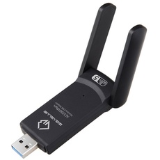Bild Ultra 1200Mbps W-LAN 2.4 & 5 GHz USB 3.0 WiFi Dual Band Adapter 5GHz+2.4GHz 2x5 dBi High Speed 802.11ac Wireless Netzwerk Adapter WiFi Empfänger für Windows/Mac OS/Linux