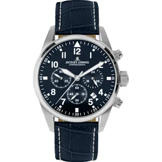 Jacques Lemans Barcelona Chronograph Leder 42,0 mm 42-2B