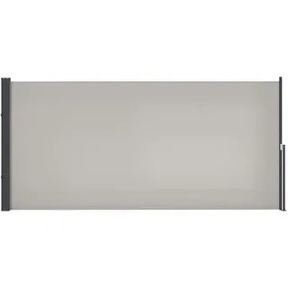 Outsunny Seitenmarkise 300 x 140 cm Grau Stahl