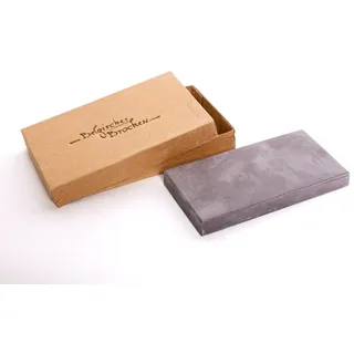 Schleifstein Belgischer Brocken blau Größe 100x60 mit Edelsteinen Messer-Schärfer