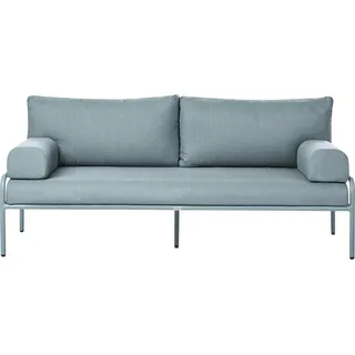 BELIANI Gartensofa Mintgrün aus Aluminium Olefin 2-Sitzer mit Kissen Auflagen Wasserabweisend Modernes Design Outdoor Möbel Gartenmöbel - Grün