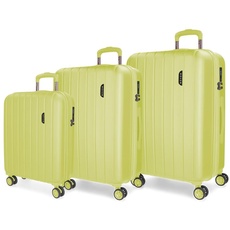 MOVOM Koffer-Set, Holz, Einheitsgröße, grün, Koffer-Set