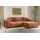 Eckcouch L form Wohnzimmer Siena stoff Poso Kupfer Rechts Kupfer