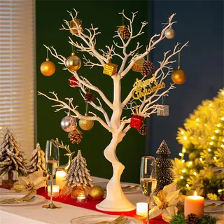 Sziqiqi Weiß Deko Baum Osterbaum: 75cm Hoch Dekobaum für Weihnachten Halloween Groß Künstlicher Baum für Hochzeit Wunsch Geburtstag Weißer Dekozweige für Tisch Decoration Outdoor