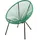 Gartensessel Dalida 73 x 73 x 93 cm grün 2 St.