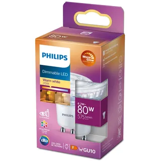 Philips LED Spot 77409700 6,2W GU10 warmweiß