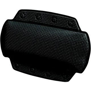 Spirella - Badewannenkissen Alaska Mit 8 Saugnäpfen Antibakteriell - Rutschhemmend Waschbar - Schwarz - 23 x 32 cm