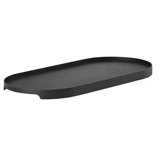 ZONE Denmark Tablett aus Metall, 35 x 16 cm, Schwarz