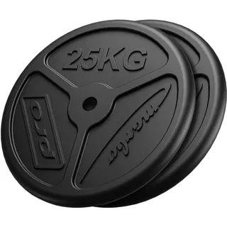Marbo Sport Guss Hantelscheiben-Set Hantelscheibe 50 kg schwarz