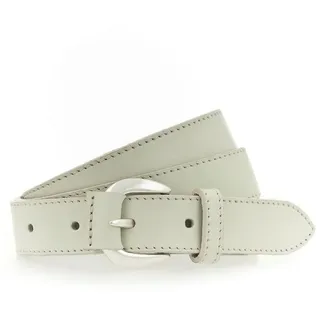 TAMARIS Ledergürtel aus Leder teilbezogene Dornschließe,