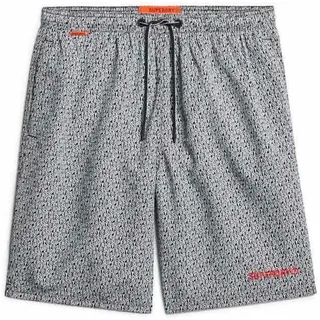 Superdry Aop 16 ́ ́ Badeshorts - Superdry Black White - L