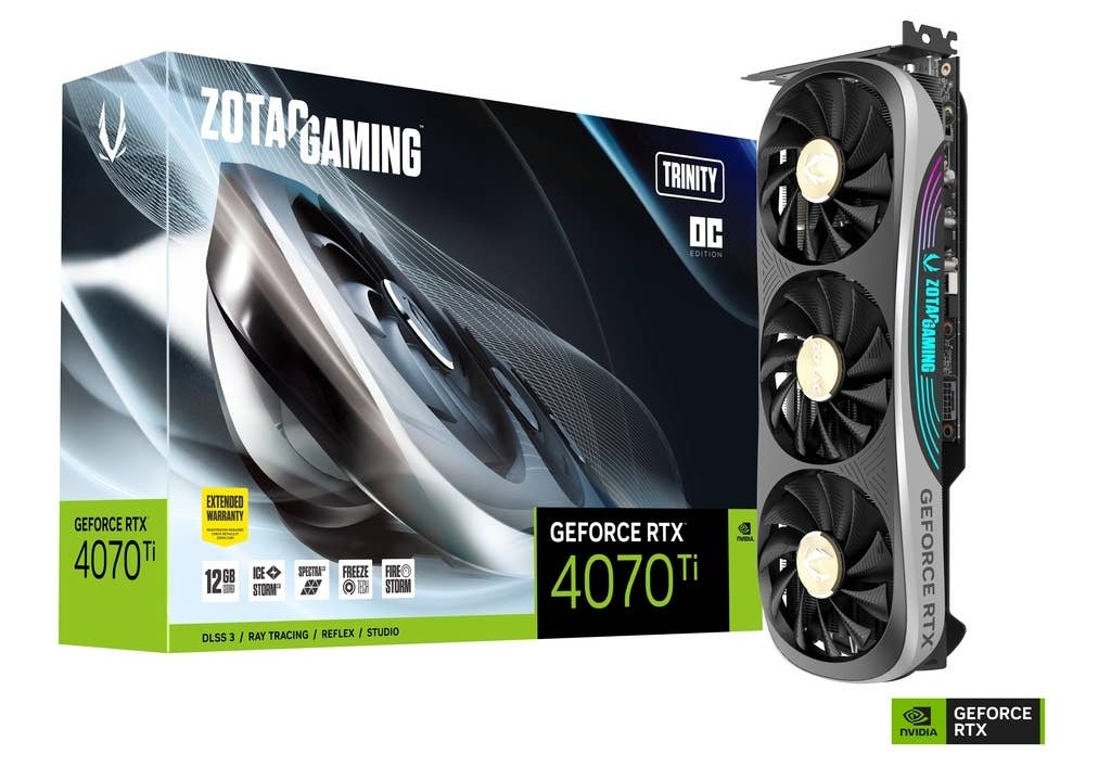 Bild von Gaming GeForce RTX 4070 Ti Trinity OC 12 GB GDDR6X ZT-D40710J-10P