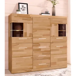 OTTO home Highboard Ribe 125 x 115 cm Beige