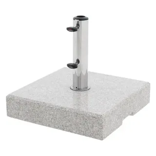 Sonnenschirmständer Doppler 45,000 kg Granit quadratisch naturbelassen