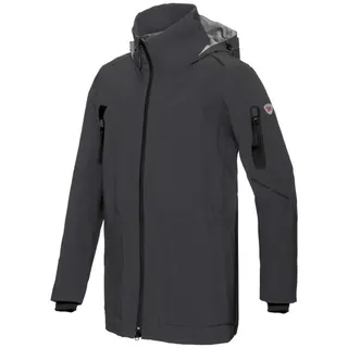 BP 1831-104-0056-4XLn Wetterfeste Jacke, Stehkragen, verstellbare Kapuze, 180,00 g/m2 100% Polyester, anthrazit, 4XLn