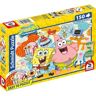 Schmidt Spiele Schmidt 56546 Spongebob und Freunde Kinderpuzzle, 150 Teile