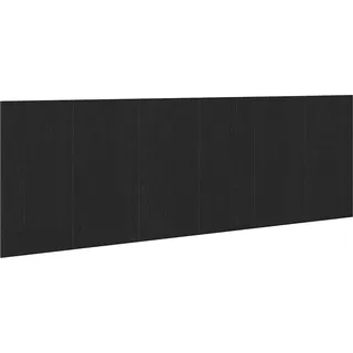 vidaXL Bettkopfteil Schwarz Eichen-Optik 160 x 1,5 x 80,5 cm - Schwarz