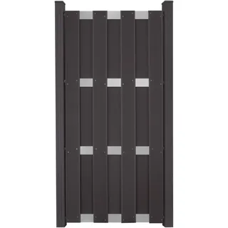 GROJA Fertigzaun Hochkant Anthrazit 84,3 cm x 180 cm