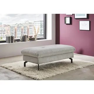 die planbar Hocker DIE PLANBAR "MP-IN20110", grau, B:132cm H:45cm T:68cm, 100% Polyester, Hocker, Polsterhocker