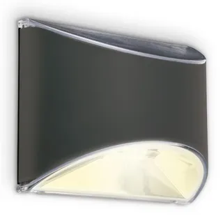 Briloner Solarleuchte Kunststoff 100x80x50 mm 4xLED anthrazit