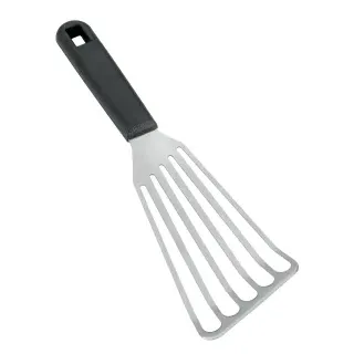 Metaltex Plancha Fischwender, Inox-Edelstahl, Robuster Pfannenwender verwendbar bis 300-320° Celsius, Maße: 8 x 29 cm