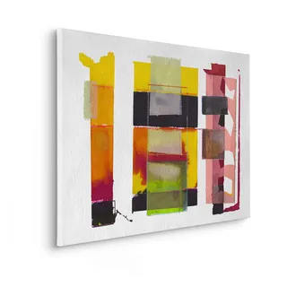 KOMAR Leinwandbild »Cheering - Größe 60 x 90 cm« Natur 1 Stk. tlg. Keilrahmenbild mi Echtholzrahmen, bunt