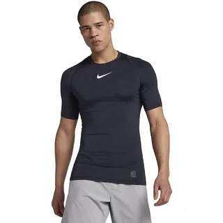 Nike Herren Pro Comp Top, blau (Obsidian/White), XL