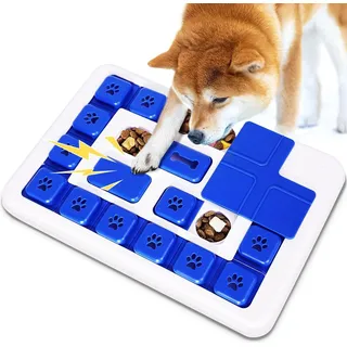 Interaktives Hundepuzzlespielzeug gegen Langeweile - Leckerli-Dispenser Spielzeug für kleine, mittelgroße und große Welpen - Gehirnstimulation für IQ - Geschenke