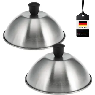 bremermann Burgerhauben-Set 2er / je 16 cm / Grillhaube Schmelzglocke