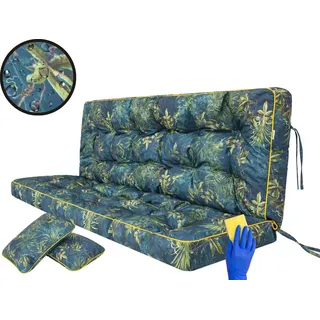Bjird Bankauflage 100 x 49 x 56 cm floral 2-tlg.