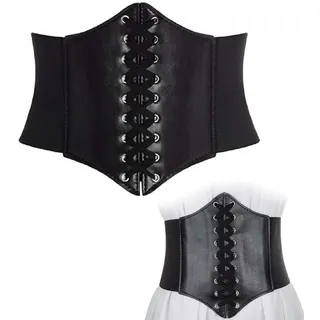 Frauen Tied Waspie Gürtel, Breiter Schnürgürtel für Damen, Breiter Schnürgürtel Korsett Elastische Taille Gürtel Korsett elastische Taille Gürtel für Halloween Party