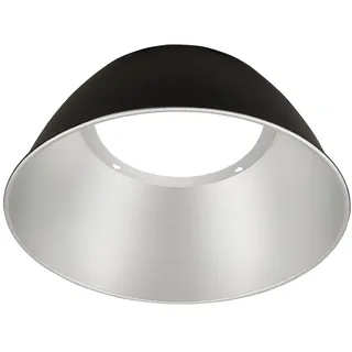 Reflektor für McShine UFO-Hallenstrahler, sorgt für 60° Abstrahlwinkel, passend für alle Wattagen - Schwarz