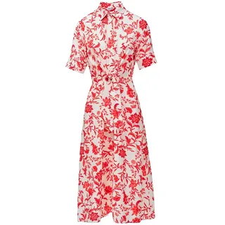Salsa Jeans 21011095 Kurzarm Midi-kleid - Dark Red - XS