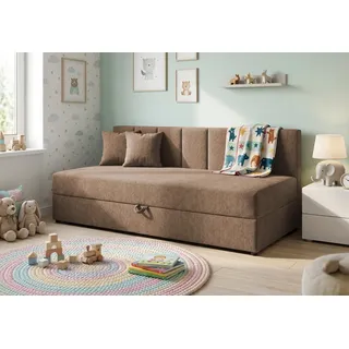 s-style möbel Lenny 90 x 200 cm Braun