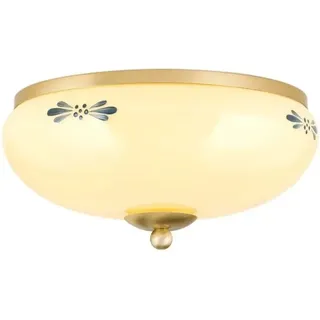 Orion Leuchten Deckenleuchte Landhaus Ø 28 cm Champagne Blau