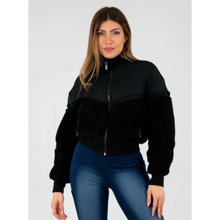 Maximilian Equestrian Jacke Damen Bomber Teddy Jacket Teddyjacke Black L