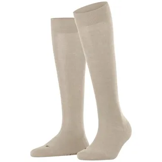 Falke Damen Kniestrümpfe Sensitive London W Kh Baumwolle mit Komfortbund 1 Paar, Beige Linen Melange 4541, 39-42 - 39-42