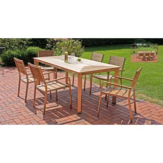 Garden Pleasure Florence Set 9-tlg. Braun