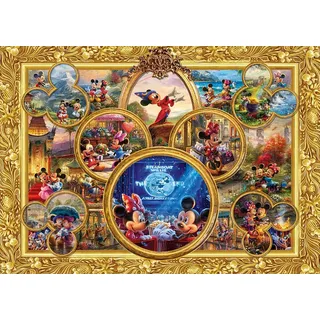 Schmidt Spiele Schmidt 57371 - Thomas Kinkade, Disney, Mickey & Minnie, Dream Collage II, 2000 Teile