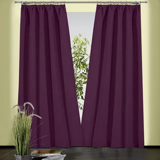 WECKBRODT »Sento« Kräuselband 1, Stk. tlg. Baumwolle, blickdicht, matte Struktur, unifarben, Gardine, Store,