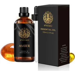 Aphrosmile Ätherisches Öl für Luftbefeuchter, 100 ml | 100 ml Füllmenge, Duftöl, Für Diffusor, Luftbefeuchter, Kerzenherstellung, Raumduft, Hautpflege, Täglicher Gebrauch