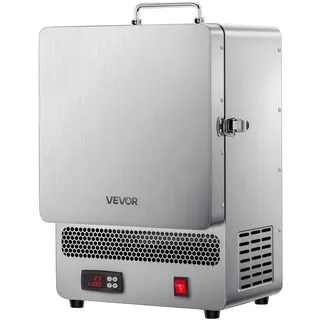 Vevor Tisch-Schmelzofen 1500 W leistungsstarker elektrischer Ofen 1200 °C maximale Temperatur, Goldschmelzofen aus Edelstahl für Wachsguss Ton-DIY Metalltemperierung Glasieren auf Keramik, Silber