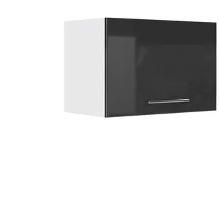 Vicco Badschrank Fame-Line Anthrazit Hochglanz 60 x 40 cm Flach, Model 43441 - Dunkelgrau