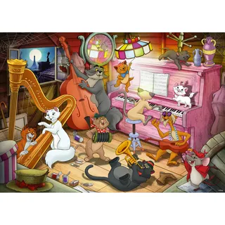 Ravensburger Puzzle 12000753 - Aristocats - 1000 Teile Puzzle für Erwachsene und Kinder ab 14 Jahren, Disney Puzzle, Disney Geschenke