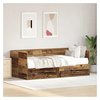 vidaXL Tagesbett 90 x 200 cm Braun