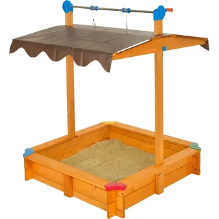 Gaspo Sandkasten mit Dachlift Felix 100 cm x 100 cm