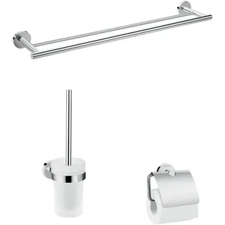 Hansgrohe Logis Universal Bad-Accessoire Sets, 3-teilig, chrom