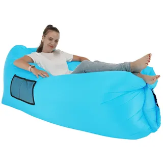 Kondela Lebag aufblasbare Sitztasche – blau - Blau